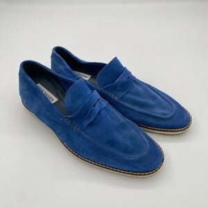 Steve Madden Levon Blue Suede loafers